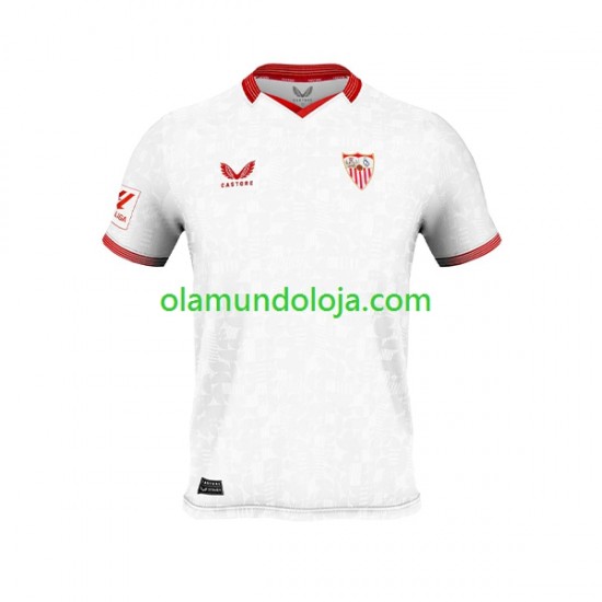 Camisola Sevilla FC Homem Equipamento Primeiro 2023-2024 Manga Curta